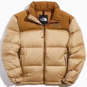 RARE The North Face ECO NUPTSE Jacket in TAN